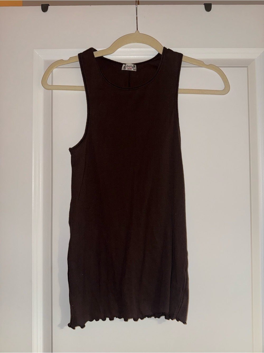 Free People Women’s Ribbed Tank Top - Brown